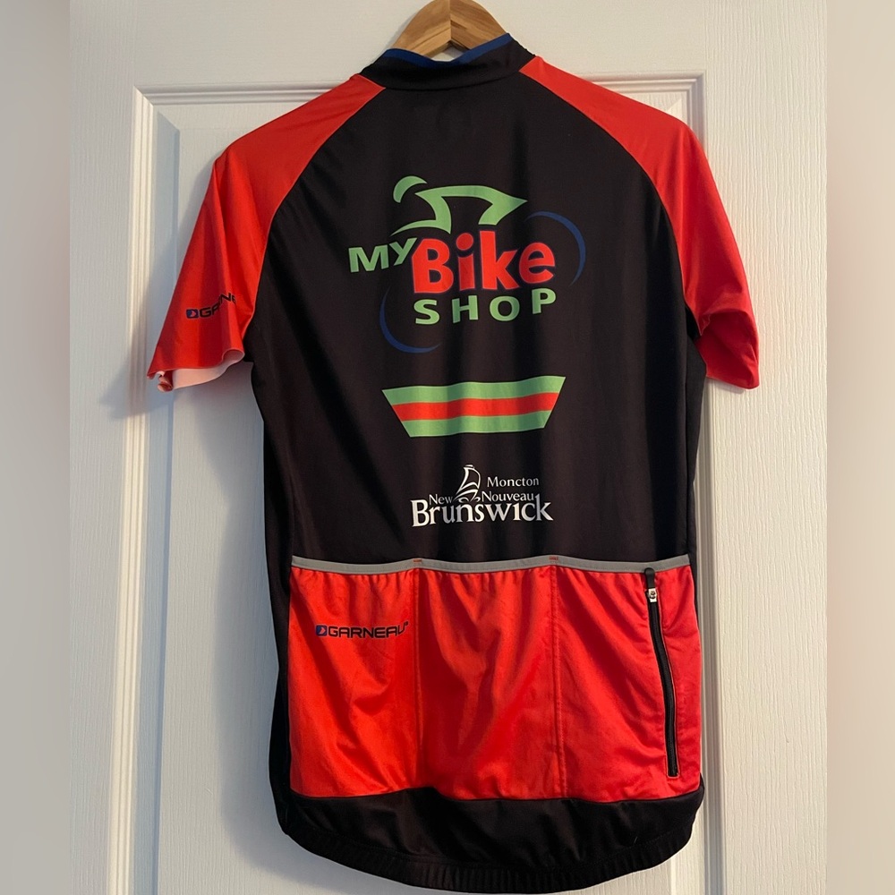 LG Black and Red Cycling Jersey